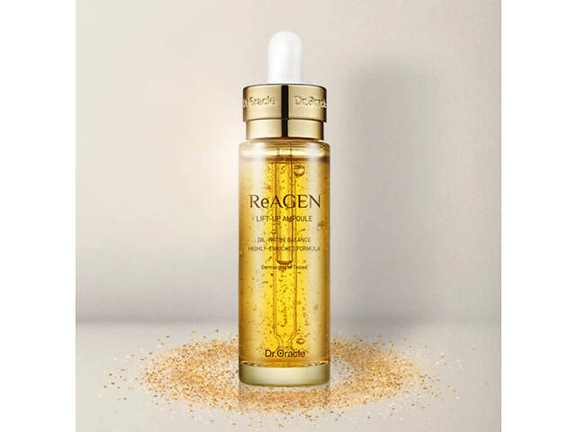 Антивозрастная сыворотка с пептидами и золотом ReAGEN Lift-up Ampoule Dr. Oracle 30 мл - Фото 4