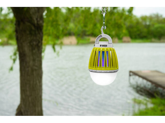 Антимоскітна кемпінгова лампочка LED Noveen IKN824 LED IPХ4 5 Вт на акумуляторі - Фото 6