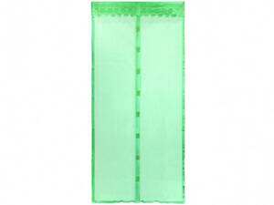 Антимоскітна сітка на роздільних магнітах від комарів зелена 210х100 см