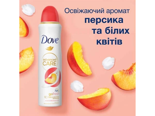 Антиперспірант Dove Персик і білі квіти 150 мл (8720181444524) - Фото 4