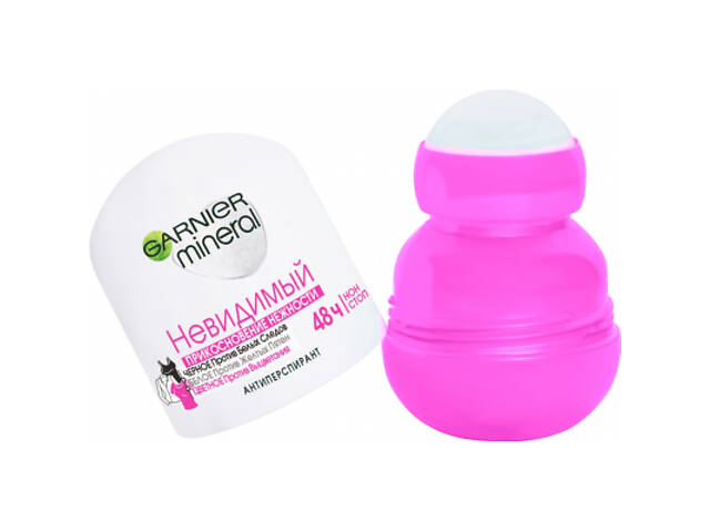 Антиперспірант Garnier Mineral Невидимий Свіжість Квітів роликовий 50 мл (3600541448148) - Фото 3
