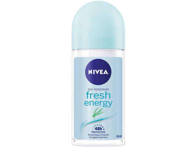 Антиперспірант Nivea Fresh Energy Енергія свіжості кульковий 50 мл (4005808741731/42247005/4006000007977) - Фото 1
