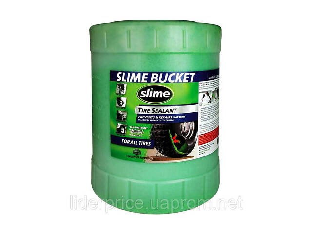 Антипрокольна рідина для бескамерок Slime, 19 л, Оригінал! - Фото 1