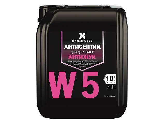 Антисептик Антижук W5 Kompozit®, 1 л - Фото 1