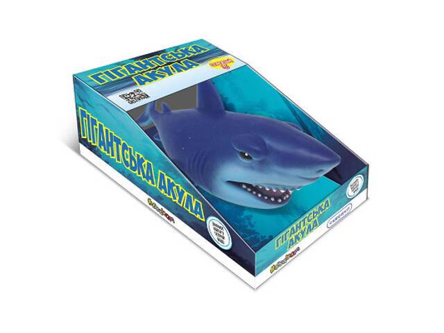 Антистрес #sbabam Стретч-іграшка у вигляді тварини - Гігантська акула (синя) (66/CN21-2) - Фото 1