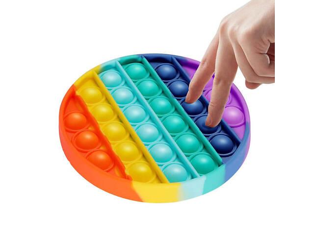 Антистресс игрушка Pop It Розовый угольник пупырка 5098 - Фото 4