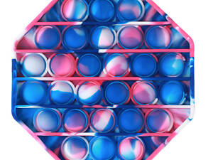 Антистресс игрушка Pop It Синий угольник пупырка 5082