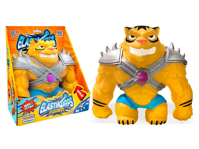 Антистрес іграшка Золотий тигр Elastikorps Maxy Fighter MAX-TIGER - Фото 1