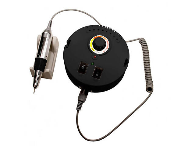 Апарат фрезер SalonHome T-ZS-605-black для манікюру та педикюру круглий 35000 обертів Чорний - Фото 7