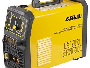 Аппарат сварочный инверторный полуавтомат МIG/MMA-160А электрод 4мм проволока 0.8-1мм LED SIGMA (5386261)