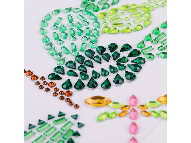 Аппликация из страз самоклеющихся Santi Trendy Cactus 742536 9.5х5 см - Фото 2