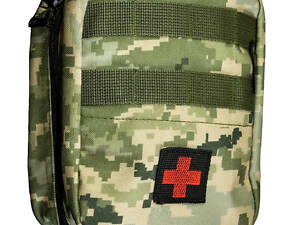 Аптечка тактична зі швидким скиданням Kirasa піксель (Арт.KI271) аптечка підсумок індивідуальна