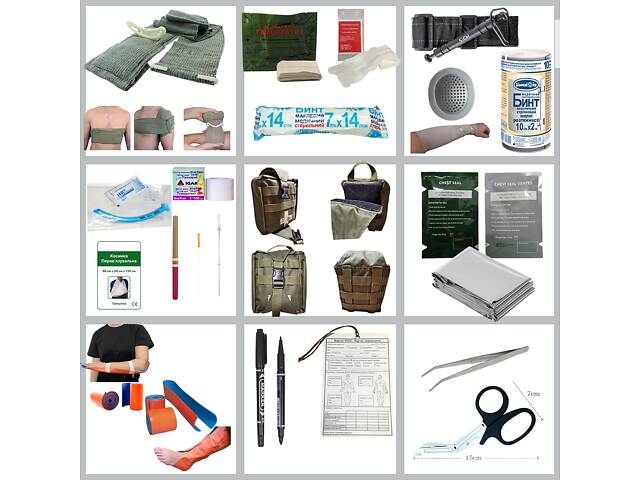 Аптечка военная MARCH IFAK Resupply PRO-Aptechka (SICH-Турникет) - Фото 2