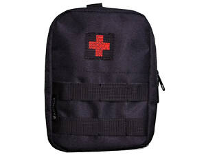 Аптечка военная тактическая Kirasa KI-273 15х20х10 см черная