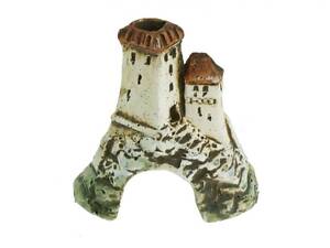 Aqua Nova Декорація для акваріума Aqua Nova руїна замку на скелі N-30007, 19.5x9x69cm