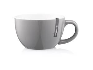 ARDESTO Чашка Merino, 480 мл, сіра, кераміка
