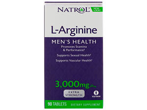 Аргинин Natrol 3000 мг 90 таблеток (1556)