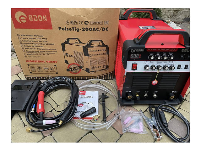 Аргонодуговой сварочный аппарат Edon PulseTig 200AC/DC, режимы ММА/TIG - Фото 10