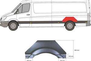 Арка крыла VW CRAFTER 30-50 (2E_) / VW CRAFTER 30-35 (2E_) 2006-2018 г.