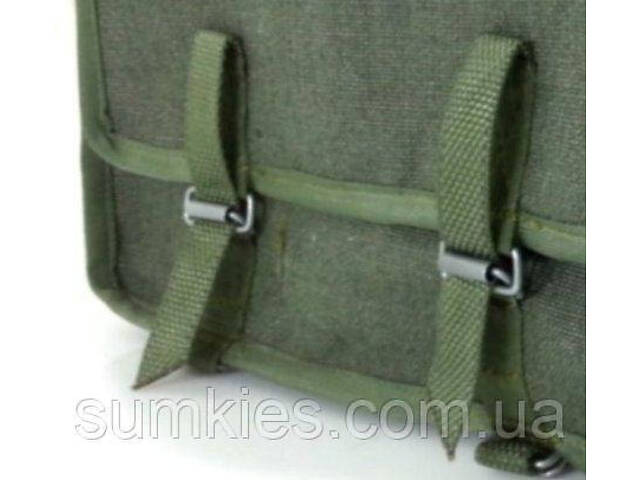 Армейська, військова ретросумка через плече, листоношка хакі - Фото 4