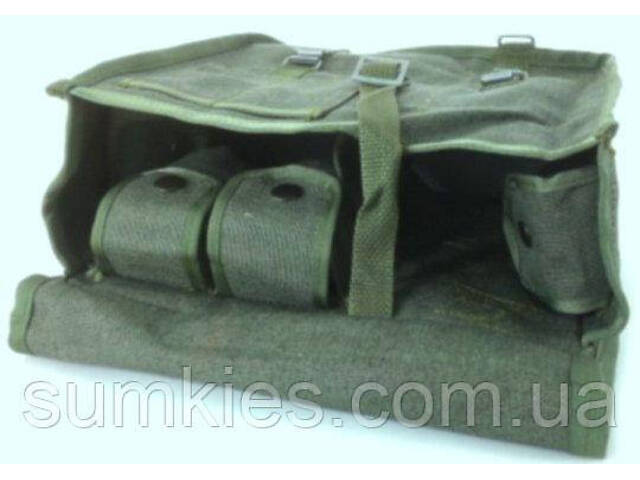 Армейська, військова ретросумка через плече, листоношка хакі - Фото 5