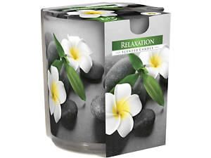 Ароматична свічка в скляному стакані Bispol Relaxation (SN 72s-50)