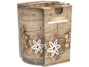 Ароматична свічка в скляному стакані Імбирний хліб (SN 72s-23)