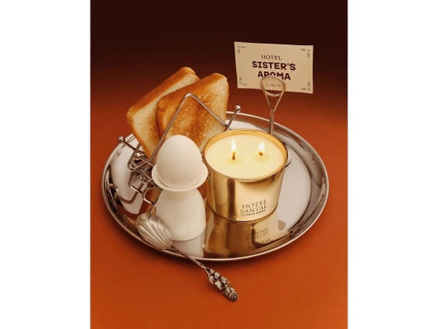 Ароматична свічка Sister's Aroma Hotel Santal 150 г (4820227786169) - Фото 3