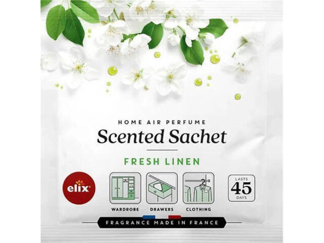 Ароматичне саше Elix Fresh Linen (5907100190073) - Фото 1