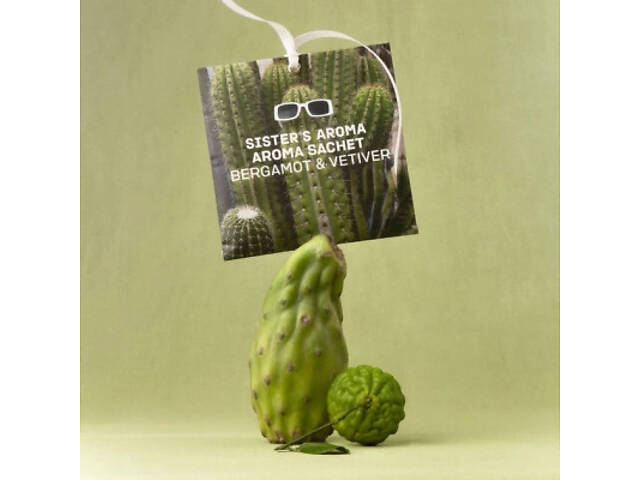 Ароматичне саше Sister's Aroma Bergamot & Vetiver 15 г (4820227785940) - Фото 2
