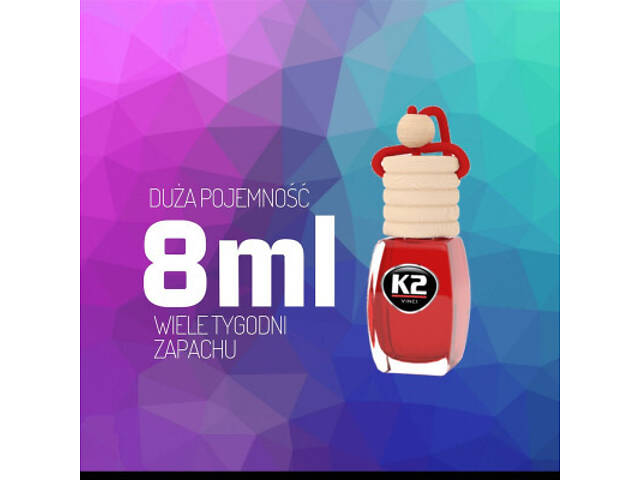 Ароматизатор для автомобіля K2 VINCI VENTO GREEN TEA 8ML (V452) - Фото 2