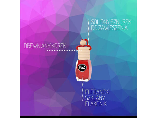 Ароматизатор для автомобіля K2 VINCI VENTO GREEN TEA 8ML (V452) - Фото 3