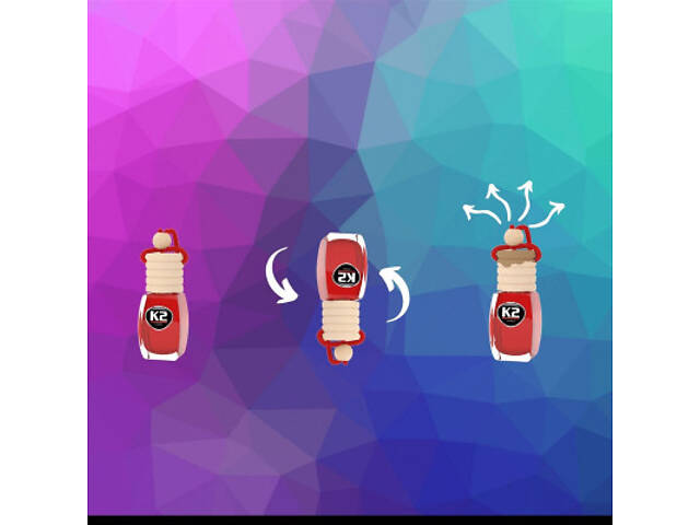 Ароматизатор для автомобіля K2 VINCI VENTO GREEN TEA 8ML (V452) - Фото 7