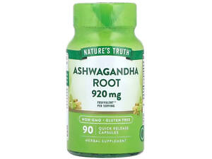 Ашваганда Nature's Truth Ashwagandha Root 920 мг 90 капс
