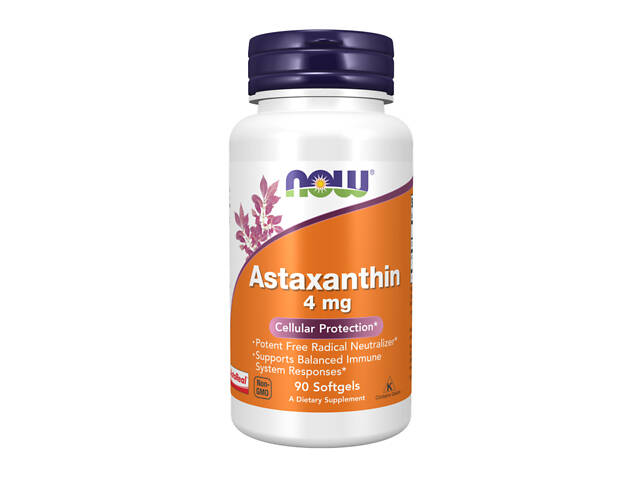 Astaxanthin 4 mg - 90 softgels - Фото 1