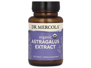 Астрагал экстракт, Astragalus Extract, Dr. Mercola, органик, 60 таблеток