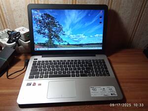 Asus Х555DA Матовий 15.6' LED AMD A10-8700P 4х1.80ГГц-3.20ГГц 8ГБ/320ГБ HDMI ВебКа BT Батарея Fujitsu 80-Вт Б/Ж з США #4