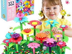 ATCRINIT Конструктор для девочек «Цветочный сад» 171 деталь