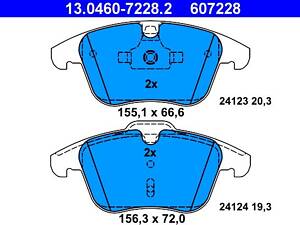 ATE 13.0460-7228.2 Колодки гальмівні (передні) Ford Mondeo/Galaxy/S-Max/Volvo XC70/V70/S80 07-16/V60/S60/Land Rover 11-