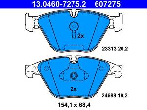 ATE 13.0460-7275.2 Колодки гальмівні (передні) BMW 5 (F10/F11) 10-17 (Ate)