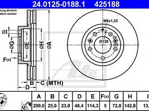 ATE 24.0125-0188.1. Диск гальмівний