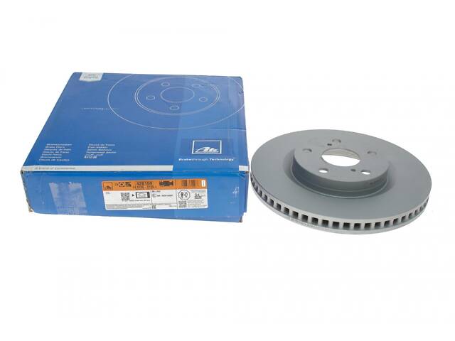 ATE 24.0128-0159.1 Тормозной диск (передний) Toyota Aurion/Camry/ Rav4 2.0-2.2 06- (296x28) (покрытый) (вентилируемый) - Фото 7