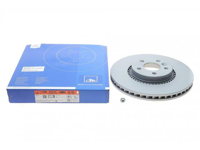 ATE 24.0128-0162.1 Тормозной диск (передний) Ford Galaxy/S-max/ Volvo S80/V60/V70 06- (316x28) (с покр.) (вент.) - Фото 3