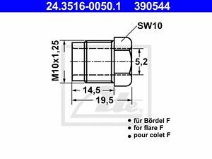 ATE 24.3516-0050.1. З'єднувач гальмівних трубок