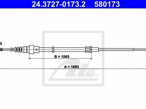 ATE 24.3727-0173.2. Трос тормозной