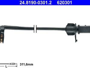 ATE 24.8190-0301.2 Датчик зносу гальмівних колодок (передніх) Audi A6/A7 09- (L=311.6mm)