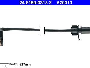 ATE 24.8190-0313.2 Датчик зносу гальмівних колодок (задніх) Audi A6/A7/Porsche Macan 10- (L=217mm)