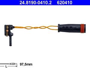 ATE 24.8190-0410.2 Датчик зносу гальмівних колодок (передніх/задніх) MB E-class (W211/W212/W213) 02-23 (L=97.5mm)