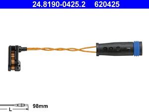 ATE 24.8190-0425.2 Датчик износа тормозных колодок MB E-class (W211/S211)/ M-class (W164/W166) 02- (L= 98mm)