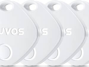 ATUVOS Keys Finder 4 Pack, умный Bluetooth-трекер, совместимый с Apple Find My (только iOS), локатор ключей и